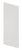 Blue Valley Frameless Glossy White Kitchen Cabinet - GW-PNL34.5X96X3/4