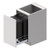 Blue Valley Frameless Matte White Kitchen Cabinet - MW-BWBK18