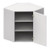 Blue Valley Frameless Matte White Kitchen Cabinet - MW-WDC2436