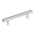 Amerock Hardware - Bar Pulls Square 5-1/16 inch (128mm) Center-to-Center Pull is finished in Satin Nickel - BP37177G10