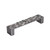 Amerock Hardware - Calathea 5-1/16 inch (128mm) Center-to-Center Pull is finished in Black Chrome - BP1003128BCR