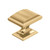 Amerock Hardware - Candler 1-1/2 inch (38mm) Length Knob is finished in Champagne Bronze - BP29368CZ