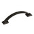 Amerock Hardware - Candler 5-1/16 inch (128mm) Center-to-Center Pull is finished in Black Bronze - BP29363BBR