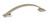 Amerock Hardware - Candler 6-5/16 inch (160mm) Center-to-Center Pull is finished in Polished Nickel - BP29364PN