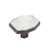 Amerock Hardware - Carrione 1-5/8 inch (41mm) Length Knob is finished in Marble White/Oil-Rubbed Bronze - BP36638MWORB