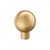 Amerock Hardware - Coble 1-1/8 inch (29mm) Diameter Knob is finished in Champagne Bronze - BP37660CZ