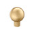 Amerock Hardware - Cowrie 1-1/8 inch (29mm) Diameter Knob is finished in Champagne Bronze - BP37700CZ