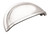 Amerock Hardware - Cup Pulls 3 inch (76mm) Center-to-Center Cup Pull is finished in Antique Silver - BP53010AS