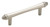 Amerock Hardware - Divinity 3 inch (76mm) Center-to-Center Pull is finished in Satin Nickel - BP19258G10