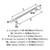 Amerock Hardware - Esquire 10-1/16 inch (256mm) Center-to-Center Pull is finished in Polished Nickel/Stainless Steel - BP36560PNSS