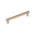 Amerock Hardware - Esquire 8 inch (203mm) Center-to-Center Pull is finished in Polished Nickel/Champagne Bronze - BP36562PNCZ
