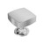 Amerock Hardware - Everett 1-1/4 inch (32mm) Length Knob is finished in Polished Chrome - BP3710126