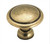 Amerock Hardware - Everyday Heritage 1-3/8 inch (35mm) Diameter Knob is finished in Light Antique Brass - 848LB