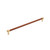 Amerock Hardware - Fairlane 24 inch (610mm) Center-to-Center Appliance Pull is finished in Cognac Leather/Champagne Bronze - BP37546CNLCZ