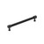 Amerock Hardware - Fairlane 7-9/16 inch (192mm) Center-to-Center Pull is finished in Black Leather/Matte Black - BP37540BLMB