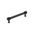 Amerock Hardware - Farewind 6-5/16 inch (160mm) Center-to-Center Pull is finished in Matte Black - BP37805MB