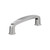 Amerock Hardware - Franklin 3 inch (76mm) Center-to-Center Pull is finished in Polished Chrome - BP3705026