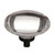 Amerock Hardware - Glacio 1-3/4 inch (44mm) Length Knob is finished in Clear/Black Bronze - BP36651CBBR