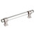 Amerock Hardware - Glacio 5-1/16 inch (128mm) Center-to-Center Pull is finished in Clear/Polished Nickel - BP36655CPN