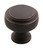 Amerock Hardware - Highland Ridge 1-3/16 inch (30mm) Diameter Knob is finished in Dark Oiled Bronze - BP55312DOB