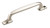 Amerock Hardware - Highland Ridge 5-1/16 inch (128mm) Center-to-Center Pull is finished in Polished Nickel - BP55319PN