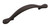 Amerock Hardware - Inspirations 3-3/4 inch (96mm) Center-to-Center Pull is finished in Matte Black - BP1587FB