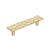 Amerock Hardware - Kamari 3-3/4 inch (96mm) Center-to-Center Pull is finished in Golden Champagne - BP36822BBZ