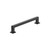 Amerock Hardware - Lintel 6-5/16 inch (160mm) Center-to-Center Pull is finished in Matte Black - BP37444MB