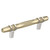 Amerock Hardware - London 3-3/4 inch (96mm) Center-to-Center Pull is finished in Golden Champagne/Polished Chrome - BP36648BBZ26