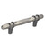 Amerock Hardware - London 3-3/4 inch (96mm) Center-to-Center Pull is finished in Satin Nickel/Black Chrome - BP36648G10BCR