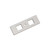 Amerock Hardware - Medora 3-11/16 inch (94mm) Length Backplate is finished in Polished Nickel - BP37780PN