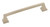 Amerock Hardware - Mulholland 8 inch (203mm) Center-to-Center Appliance Pull is finished in Satin Nickel - BP53531G10