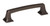 Amerock Hardware - Mulholland 3-3/4 inch (96mm) Center-to-Center Pull is finished in Gunmetal - BP53031GM
