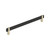 Amerock Hardware - Mulino 10-1/16 inch (256mm) Center-to-Center Pull is finished in Matte Black/Golden Champagne - BP36726MBBBZ