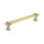 Amerock Hardware - Overton 6-5/16 inch (160mm) Center-to-Center Pull is finished in Brushed Gold/Satin Nickel - BP36683BGLG10