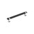 Amerock Hardware - Overton 6-5/16 inch (160mm) Center-to-Center Pull is finished in Brushed Matte Black/Polished Chrome - BP36683BMB26