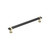 Amerock Hardware - Overton 8-13/16 inch (224mm) Center-to-Center Pull is finished in Brushed Matte Black/Golden Champagne - BP36684BMBBBZ
