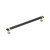 Amerock Hardware - Overton 10-1/16 inch (256mm) Center-to-Center Pull is finished in Brushed Matte Black/Golden Champagne - BP37082BMBBBZ