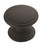 Amerock Hardware - Ravino 1-1/4 inch (32mm) Diameter Knob is finished in Matte Black - BP53012FB