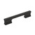 Amerock Hardware - Status 5-1/16 inch (128mm) Center-to-Center Pull is finished in Matte Black - BP36838FB