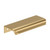 Amerock Hardware - Streamline Tab 4 inch (102mm) Length Edge Pull is finished in Champagne Bronze - BP37202CZ