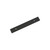 Amerock Hardware - Thoreau 5-1/16 inch (128mm) Center-to-Center Backplate is finished in Matte Black - BP37603MB