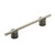 Amerock Hardware - Transcendent 5-1/16 inch (128mm) Center-to-Center Pull is finished in Matte Black/Silver Champagne - BP7414128MBSC