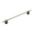 Amerock Hardware - Transcendent 10-1/16 inch (256mm) Center-to-Center Pull is finished in Matte Black/Silver Champagne - BP7414256MBSC