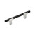 Amerock Hardware - Urbanite 3-3/4 inch (96mm) Center-to-Center Pull is finished in Polished Chrome/Brushed Matte Black - BP7789626BMB