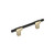 Amerock Hardware - Urbanite 3-3/4 inch (96mm) Center-to-Center Pull is finished in Golden Champagne/Matte Black - BP77896BBZMB