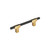 Amerock Hardware - Urbanite 3-3/4 inch (96mm) Center-to-Center Pull is finished in Champagne Bronze/Matte Black - BP77896CZMB