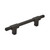 Amerock Hardware - Urbanite 3-3/4 inch (96mm) Center-to-Center Pull is finished in Matte Black/Matte Black - BP77896MBMB