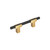 Amerock Hardware - Urbanite 3 inch (76mm) Center-to-Center Pull is finished in Champagne Bronze/Matte Black - BP77898CZMB