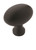 Amerock Hardware - Vaile 1-3/8 inch (35mm) Length Knob is finished in Matte Black - BP53014FB